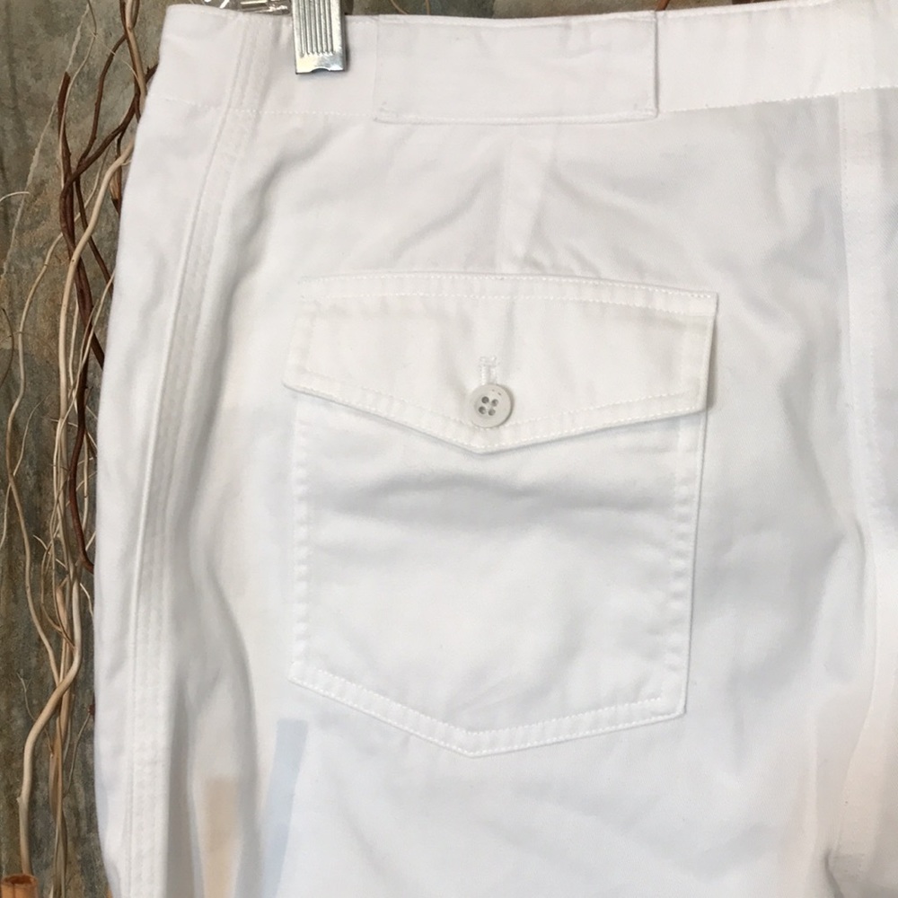 Ralph Lauren Stunning White Sailor Capri Pants - image 7